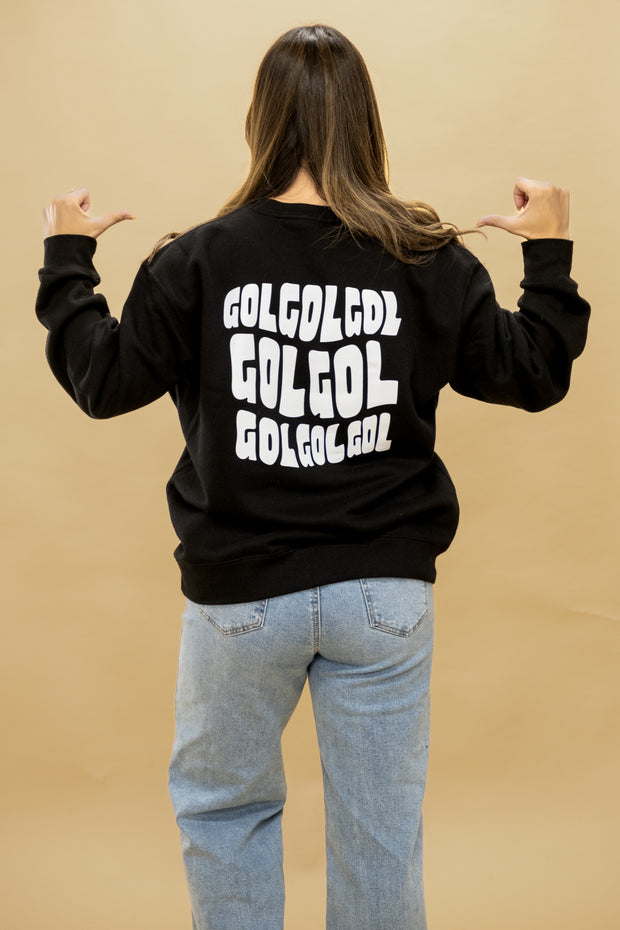 Crewneck crème glacée - noir