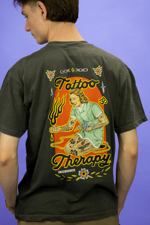 T-Shirt Tattoo Therapy poivre